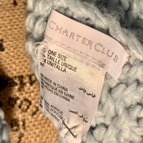 CHARTER CLUB : Boho Mint Ruffle-Knit Boa Scarf NWOT - Picture 5 of 5